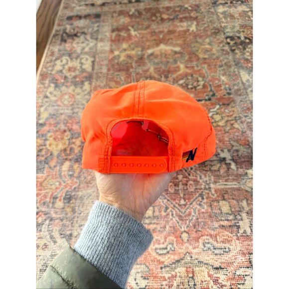 Aviator Nation Bolt Heart Vintage Nylon Trucker Hat - Neon Orange main image 7